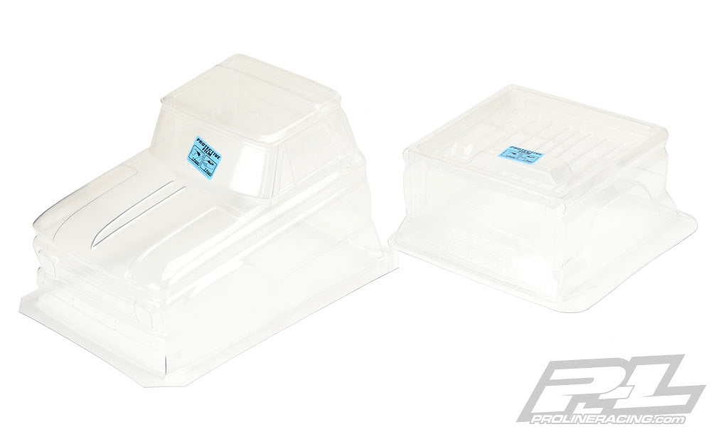 PROLINE 1966 Chevy C-10 Clear Body suit 12.3in Crawler - PRO348300