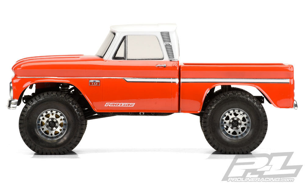 PROLINE 1966 Chevy C-10 Clear Body suit 12.3in Crawler - PRO348300