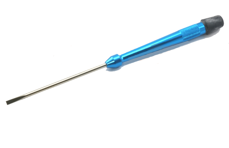 Q-WORLD 4mm Flat Blade Tuning Screwdriver with Engine Stop - QMLC-2641