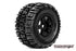 ROAPEX RENEGADE 1:8 Monster Truck Tyre on Black Wheel 2pcs  - R4001-B