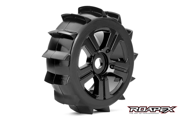 ROAPEX PADDLE 1:8 Buggy Tyre on Black Wheel 2pcs - R5004-B