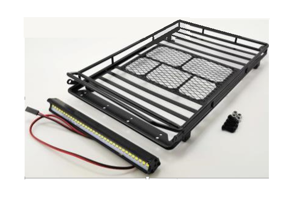Led Panel Mount Rct RCT Large Roof Rack with LED Lights - RCTLR01016 – RC Garage Hobby Shop