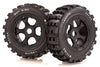 ROVAN 4.7/5.5 Baja 5T/5SC Front MX Tyres on Black Beadlock Wheels 2Pcs - ROV-95158A