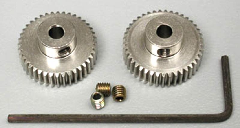 TAMIYA 38T and 39T 0.4p Pinion Gears - 53407