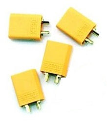 TORNADO XT30U Male Plugs 4pcs - TRC-0105CM