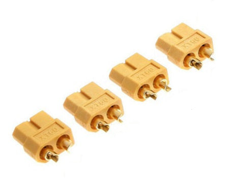TORNADO XT60 Female Plugs 4pcs - TRC-0105F