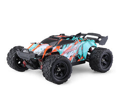 HURRICANE 1:18 4WD Stadium Truck Green/Orange with 2.4ghz Radio, Battery and Charger, 35km/h and 20min Runtime - TRC-18322