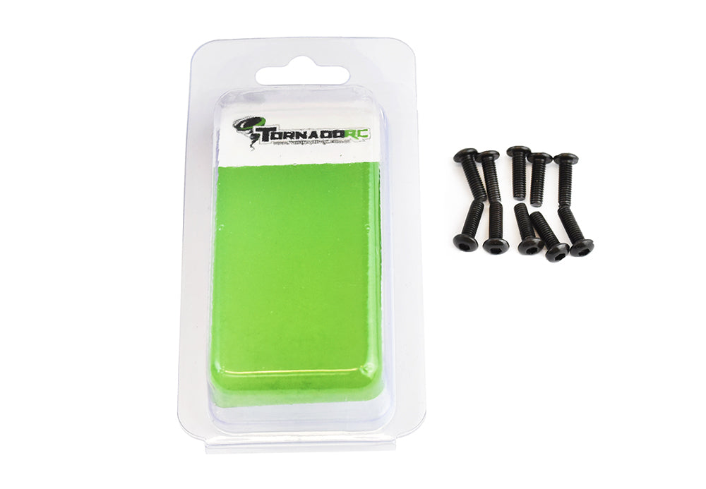 TORNADO 3x10mm Hex Drive Button Head Screws 10pcs - TRC-3X10BUT