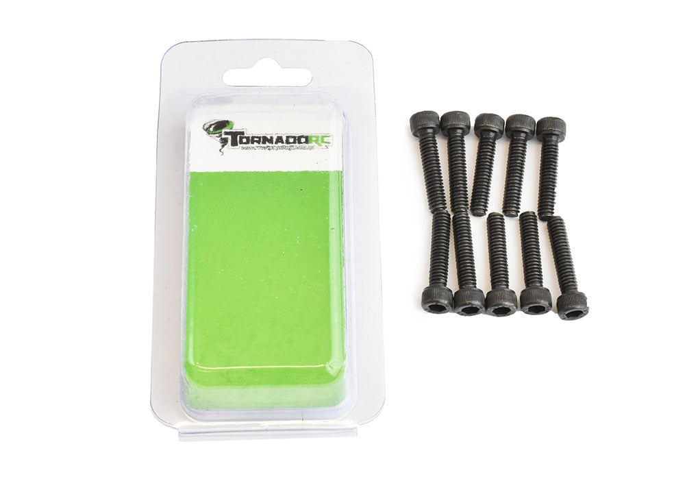 TORNADO 3x10mm Hex Drive Cap Head Screws 10pcs - TRC-3X10CAP