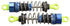 WLTOYS Rear Shock Set suit Across 2pcs - WL12428-0017