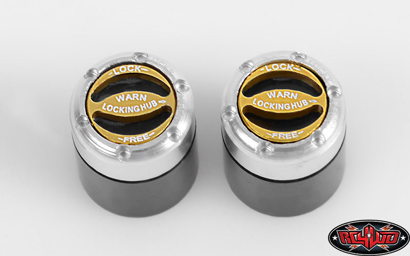 RC4WD 1/10 Warn Scale Manual Locking Hubs - Z-S0720