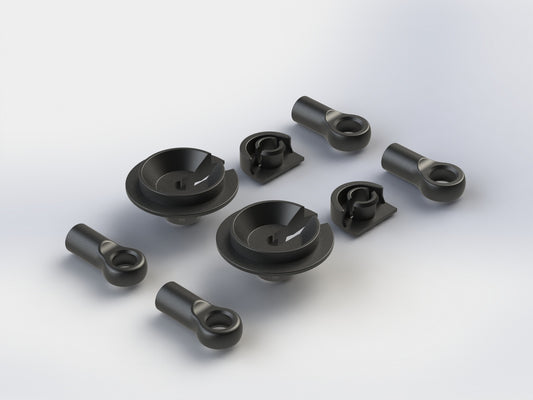 ARRMA Shock Rod End Set suit Nero AR330338 - ARAC8971