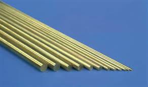K+S 0.114in(1/8)x300mm Brass Round Rod 2pcs - KS8167