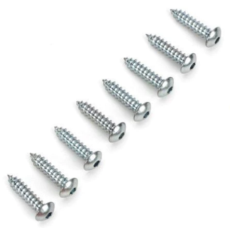 DUBRO No.2x1/2in Button Head Sheet Metal Screw 8pcs - DBR526