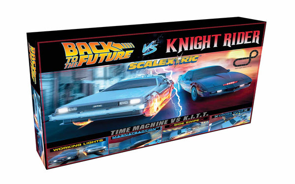SCALEXTRIC Back to the Future vs. Knight Rider Set - C1431S