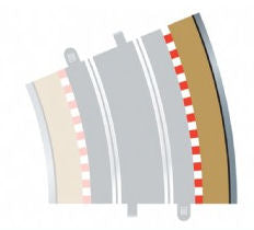 SCALEXTRIC Outer Border Curve Rad-4 22.5deg 4pcs - C8238