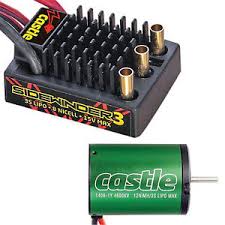 CASTLE CREATIONS 1406-4600kv Sensored Motor & Sidewinder 3 Brushless ESC Combo - CSE010011505