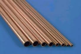 K+S 1/8inx300mm Copper Round Tube 1pc - KS8120