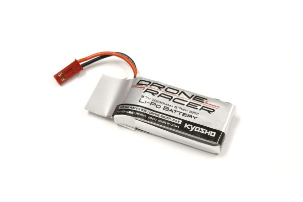 KYOSHO 1000mah 3.7V Lipo Battery w/ Red JST for Drone Racer - KYO-DR013