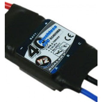 DUALSKY 40A Brushless 2-6S ESC -DSXC4018BA