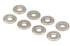 DUBRO No.8 Stainless Steel Flat Washers 8pcs - DBR3111