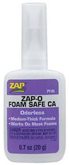ZAP CA Foam Safe Glue 20g - PT-25