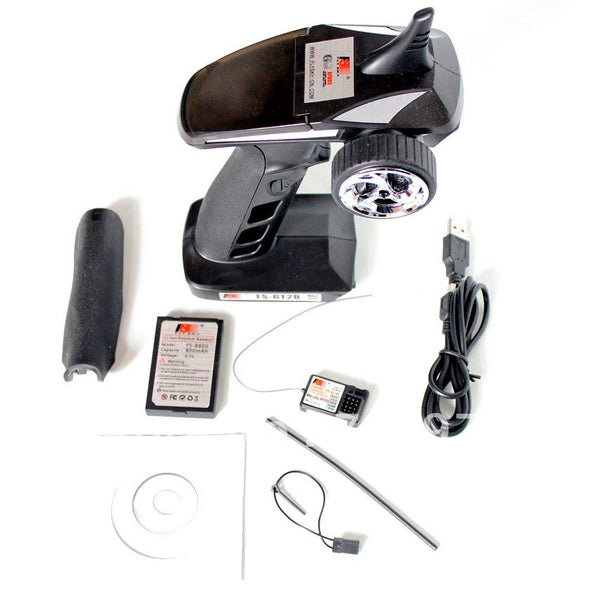 FLYSKY 3Ch 2.4Ghz Radio System with Receiver and Rechargeable Battery - FS-GT2B
