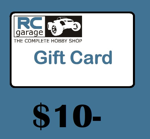 $10 RC Garage Gift Card