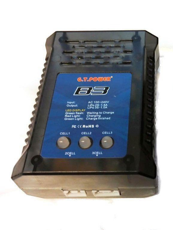 GT POWER B3AC Battery Charger 2-3S Lipo - GT-B3