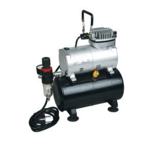 HSENG Airbrush & Compressor Package w/ HS-80 Airbrush & Hose - HS-AS186K