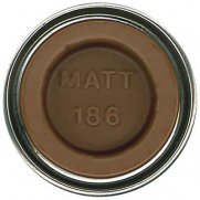 HUMBROL No.186 Brown Matt Enamel 14ml
