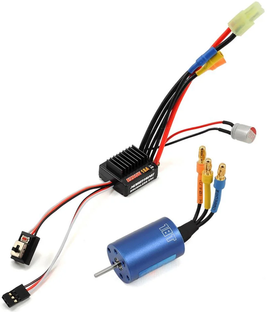 HOBBYWING EzRun 1:16/ 18 5200KV 2030 Sensorless Brushless Motor & 18A ESC Combo - HW81030010