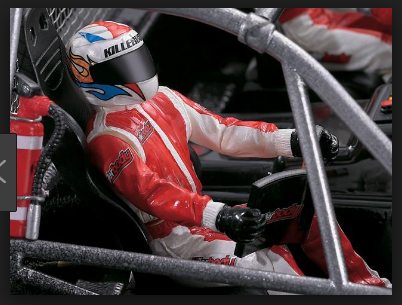 KILLERBODY Scale Driver Figure w/ Decals - KB48050