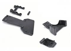 HBX Fr&Rr Bottom Plates and Rear Shock Tower suit Quakewave/ Hellhound - HBX-KB-61002