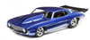 LOSI 1969 Camaro 22S Blue Brushless No Prep Drag Car w/ Spektrum SLT3 Radio - LOS03035T2
