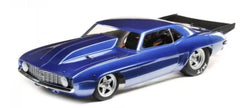 LOSI 1969 Camaro 22S Blue Brushless No Prep Drag Car w/ Spektrum SLT3 Radio - LOS03035T2