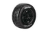 LOUISE SC-ROCKET 1:10 Rr SC Soft Tyre on Black Wheel 2pcs - LT3154SBTR