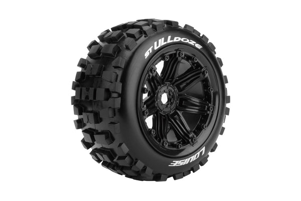 LOUISE ST-ULLDOZE 1:8 Stadium Truck Sport Tyre on Black Wheel 2pcs - LT3288B