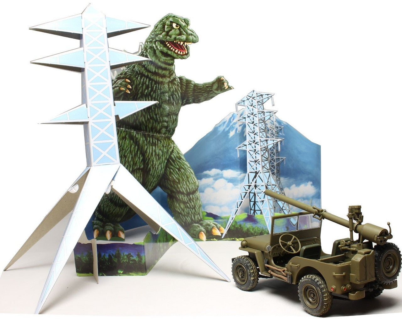 MPC Godzilla Army Jeep 1:25 - MPC882