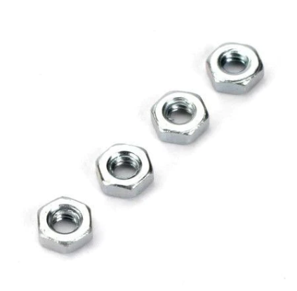 DUBRO 2mm Hex Nuts 4pcs - DBR2103