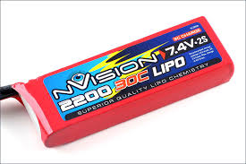 NVISION 2200mah 7.4V 30C Lipo Battery Soft Case - NVO1803