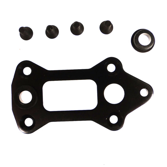 HOBAO Center Top Plate Black Aluminium - HB-87051