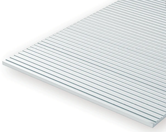 EVERGREEN .5x300x600mm O-Scale Passenger Car Siding 1sht - EG13047