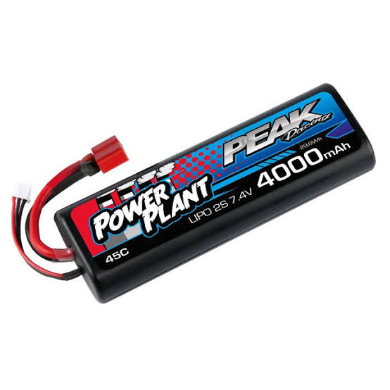 PEAK RACING 4000mah 7.4V 45C HC Lipo Battery - PEK00544