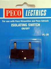 PECO Track Isolating Switch OO/HO Gauge - PL20