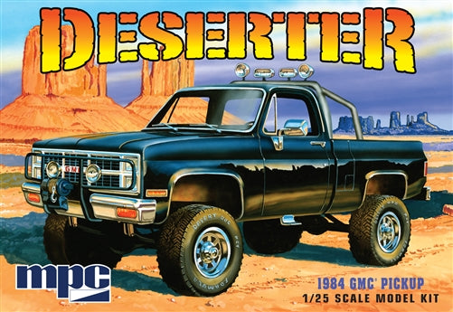 MPC 1984 GMC Pickup Black 1:25 - MPC848