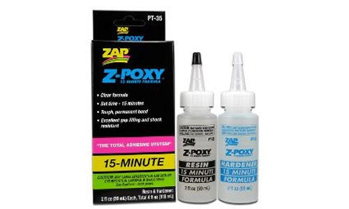ZAP Z-Poxy 15min Cure Epoxy 4oz - PT-35