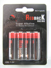 Redback AA Alkaline Battery 1.5V 4pcs - RBBATAA