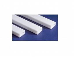 EVERGREEN 4.8x7.9x350mm Styrene Rectangle Tube White 2pcs - EG258