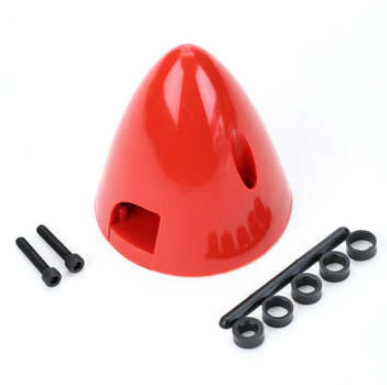 DUBRO 76.2mm Spinner 2-Blade Red 1pc - DBR298